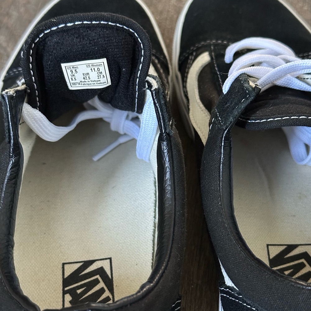 Vans | Old Skool Black White Sneakers (9.5M/11W) - Picture 7 of 9